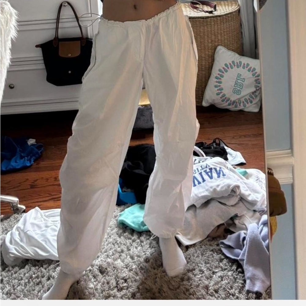 Women's White Wide Leg Pants